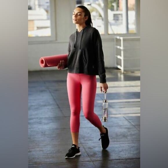 Free People Pink Breathe Easy Leggings - Picture 2 of 9